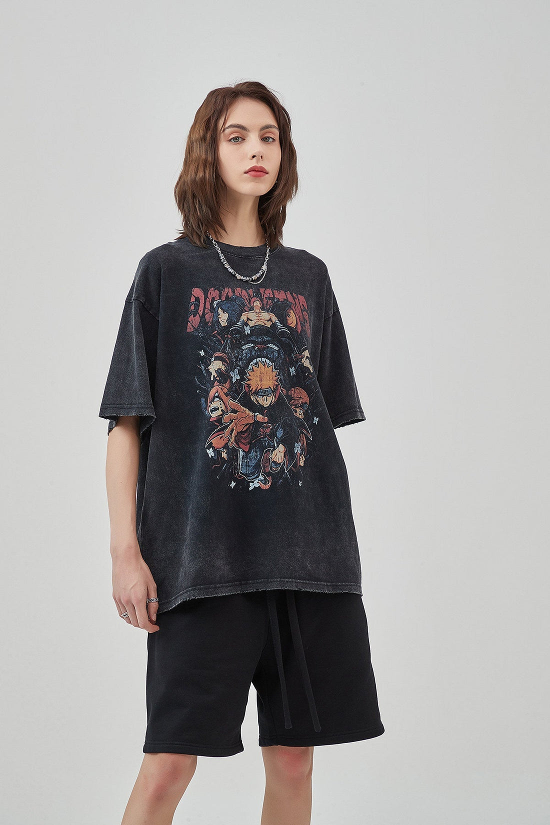 Naruto Print Cotton Women T-Shirt