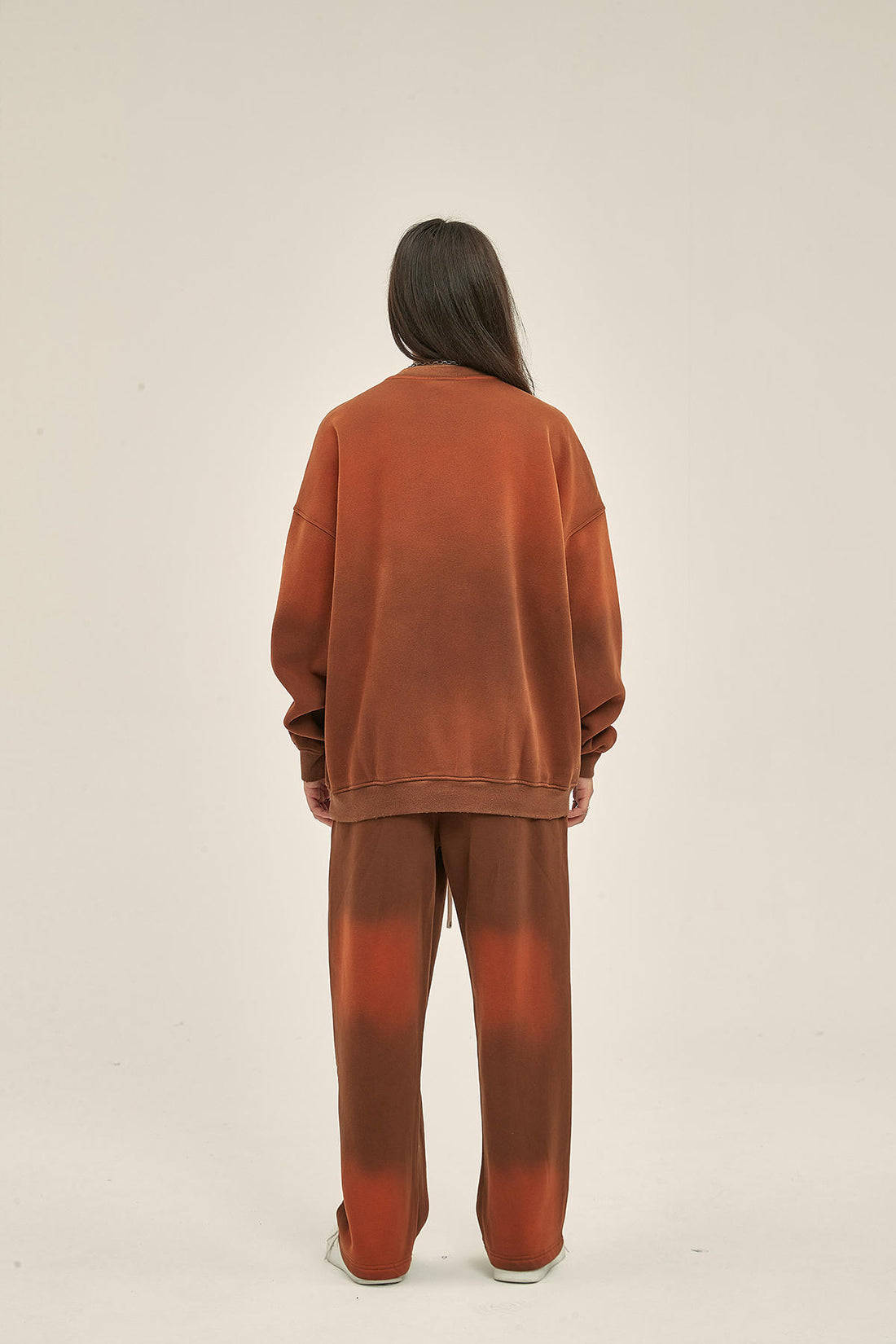 360G Dyed Distressed Women Sweatshirt