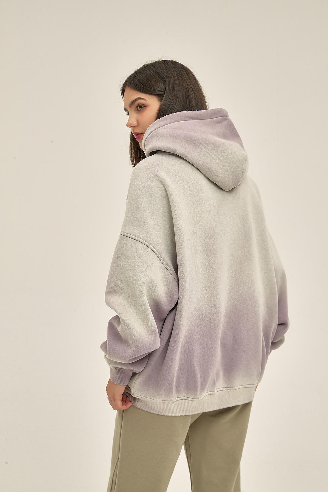360G Dyed Washed Women Hoodie