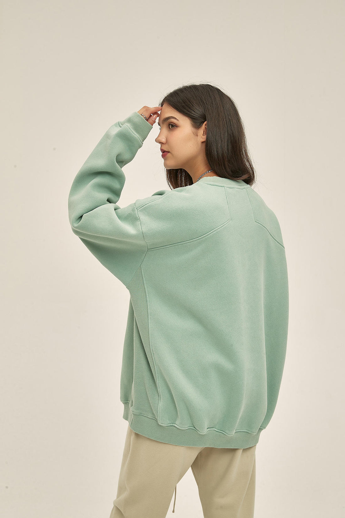 360G Loose Fleece Women Sweatshirt